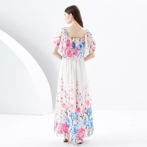 Title 3, Temperament Bandage Waist-tight Long Skirt