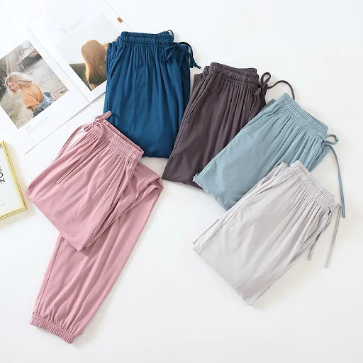 Title 7, Womens Thin Modal Loose Pajama Pants Plus Size...