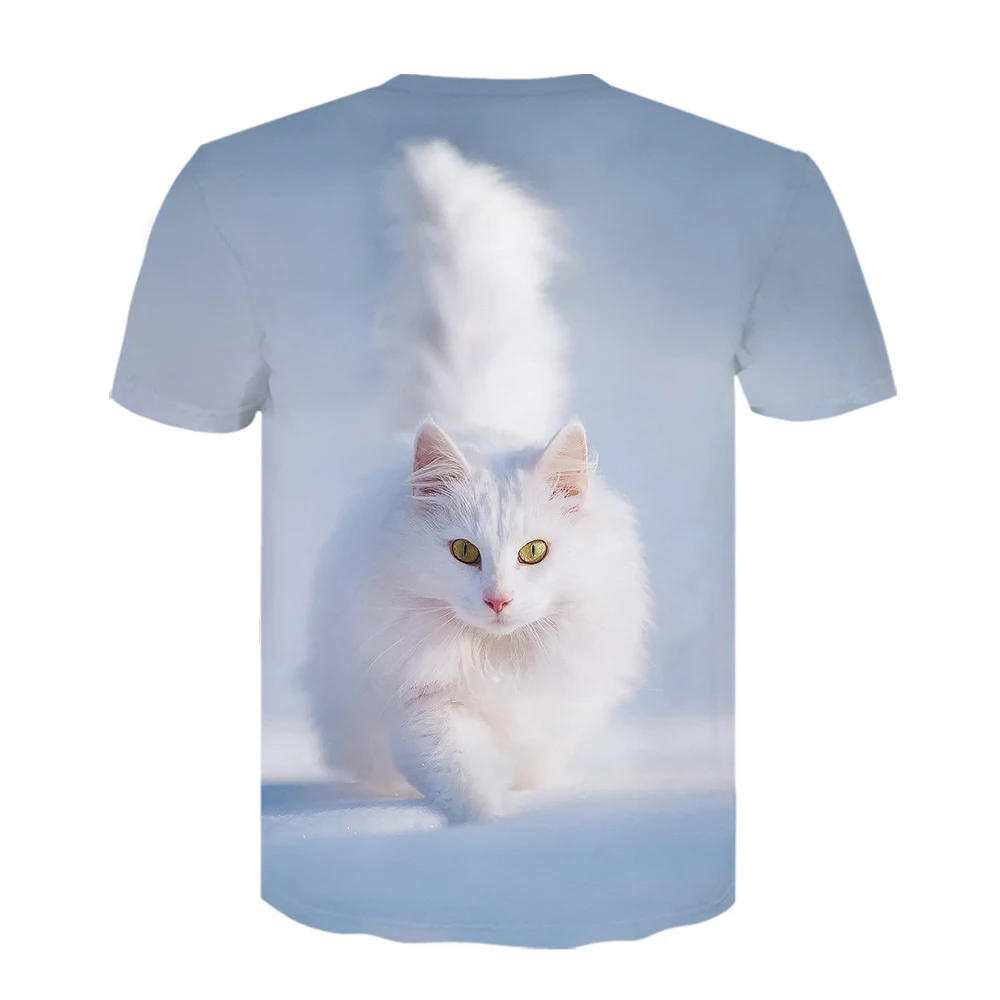Nieuwe oversized T-shirt met 3D digitale print voor lente en zomer. Comfortabel en stijlvol voor een trendy en casual look. — foto 6