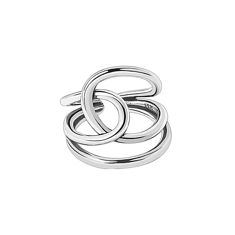 Anel feminino de moda com design retrô irregular minoritário, estilo Ins, perfeito para adicionar um toque especial ao seu visual. — foto 2