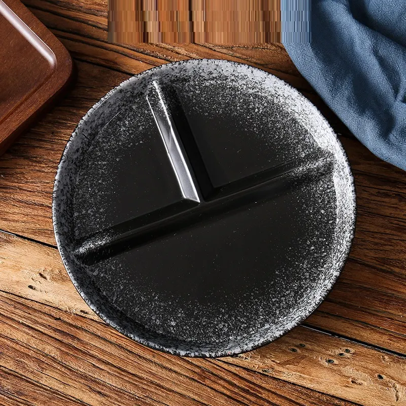 Title 9, Simple Style Solid Color Separating Tableware f...