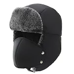 Chapéu Lei Feng de inverno à prova de vento e neve, masculino e feminino. Mantenha-se aquecido e protegido do frio com este gorro estiloso. — foto 2