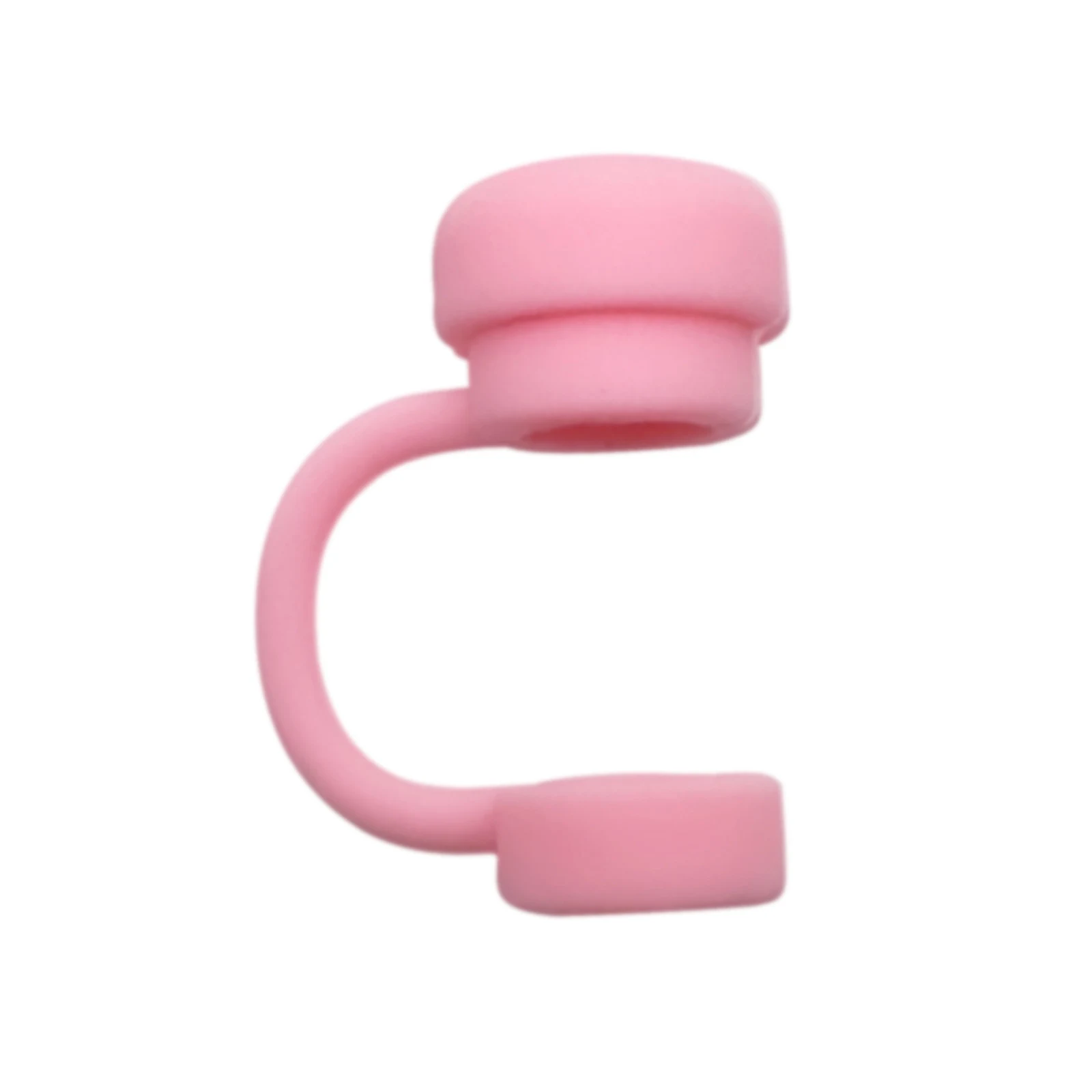 Straw Cap Silicone Straw Mouthpiece Solid Color Edible Silicone Dust Protection Straw Cover Reusable Drinking Straw Acce — photo 9