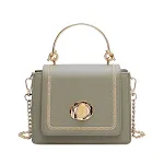 Bolsa mensageiro com textura de corrente para ombro. Leve seus pertences com elegância e praticidade. Design moderno e ideal para o dia a dia. — foto 7