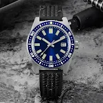 Relógio Mecânico Submersível À Prova D'Água com Cristal de Safira Curvo. Mergulhe com Confiança. Ideal para Esportes Aquáticos e Aventura. — foto 4