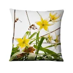 Capa de almofada com estampa floral digital de plantas verdes, perfeita para decorar o seu sofá ou cama e trazer a natureza. — foto 14