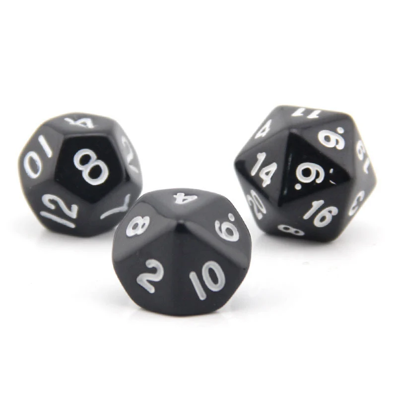 Dados de números de 16 lados Brinquedo de dados de contagem Jogo. Diversão educativa para crianças e adultos. Estimula habilidades matemáticas e raciocínio lógico. — foto 2