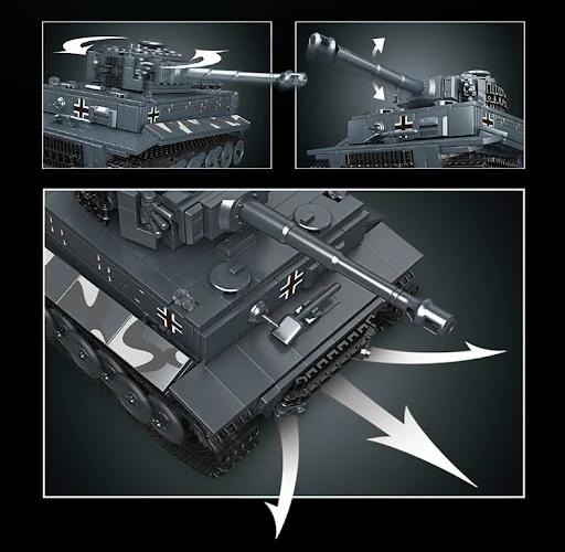Title 1, Tiger Tank Model Electric Remote Control Childr...