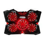 New Arrival 5 LED Fans Laptop Cooler Cooling Pad provides powerful and quiet cooling. Improve laptop performance and pre — photo 2