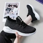 Ademende hardloopschoenen met holle mesh voor reizen, ronde neus, veters, comfortabel en lichtgewicht voor dagelijks gebruik. — foto 5