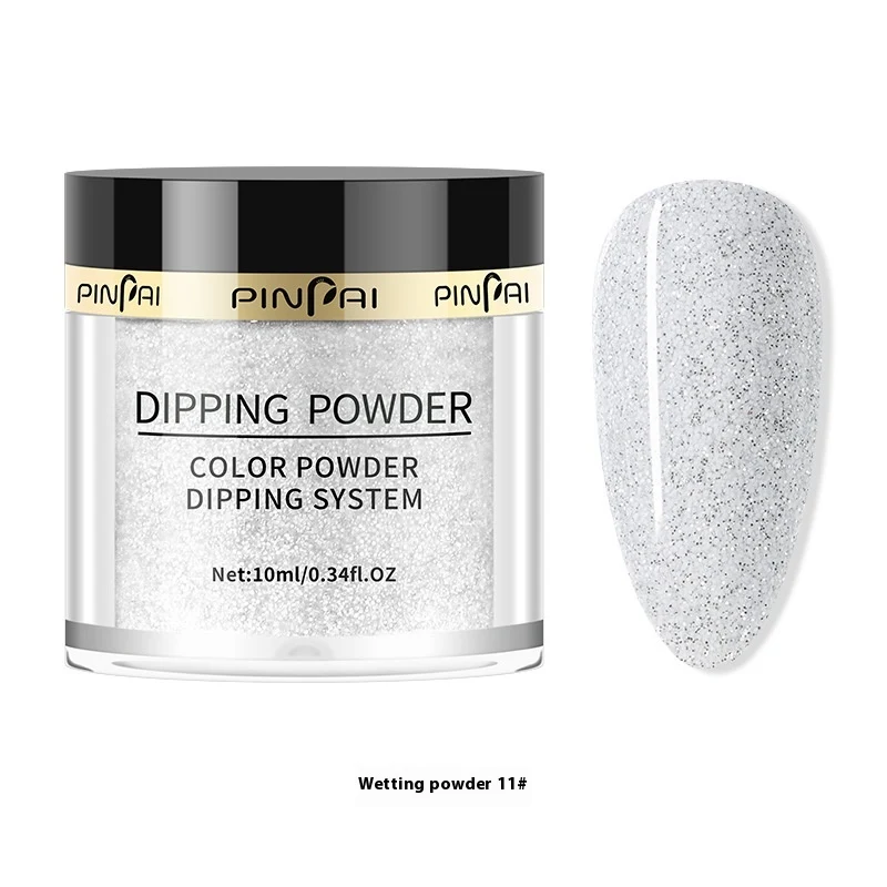 Women's Manicure Pure Color Dip Sticky Infiltration Powder, long-lasting perfect nails without UV lamp, easy application — photo 8