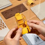 Robotime Rolife Garden House Book Nook Kit Inserto libreria Assemblaggio facile Giocattoli Regali per bambini donne ragazze Decorazione domestica — foto 7
