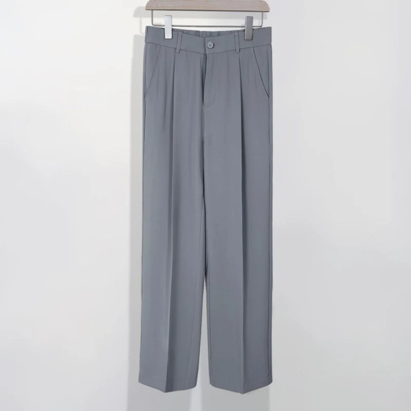 Men's Suit Pants, Straight Leg, Loose, Drooping Casual Trousers. Comfortable and stylish casual pants for men, perfect f — photo 3