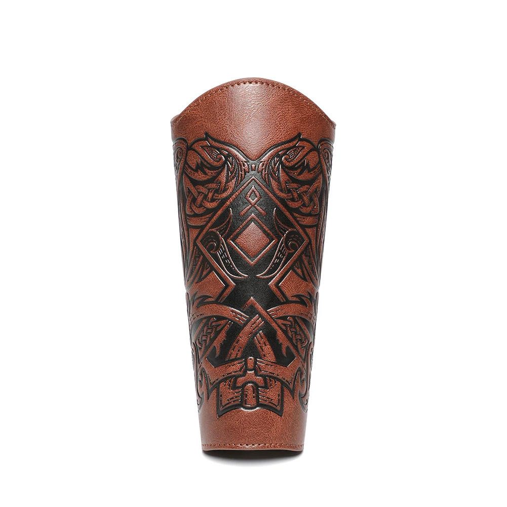 Title 11, Nordic Viking Embossed Wristband COSPLAY Prop A...