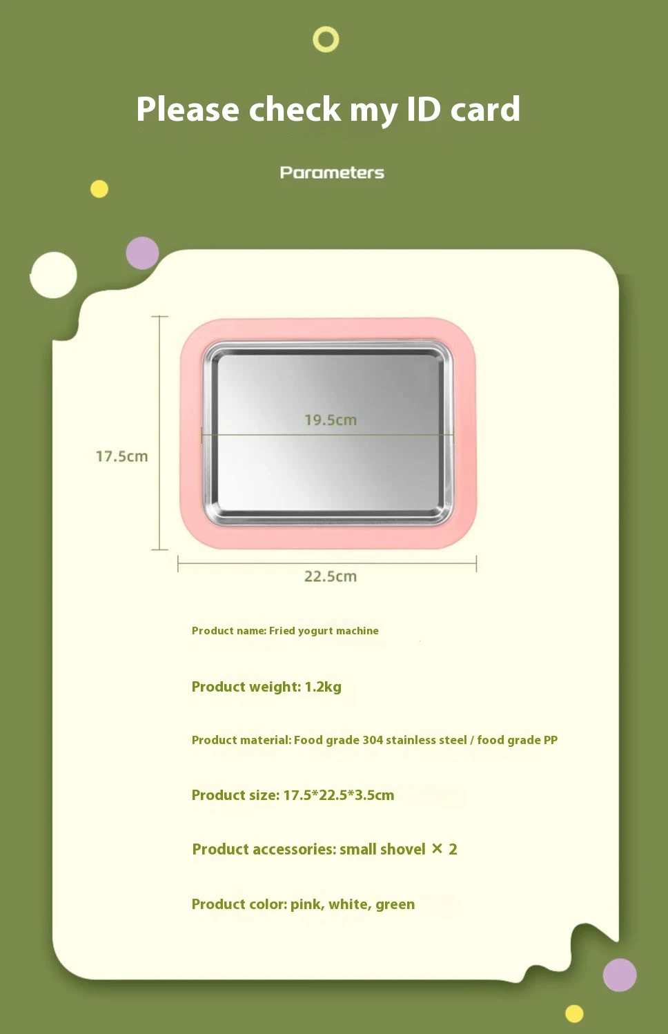 Title 1, Small Household Fried Ice Machine Create Delici...