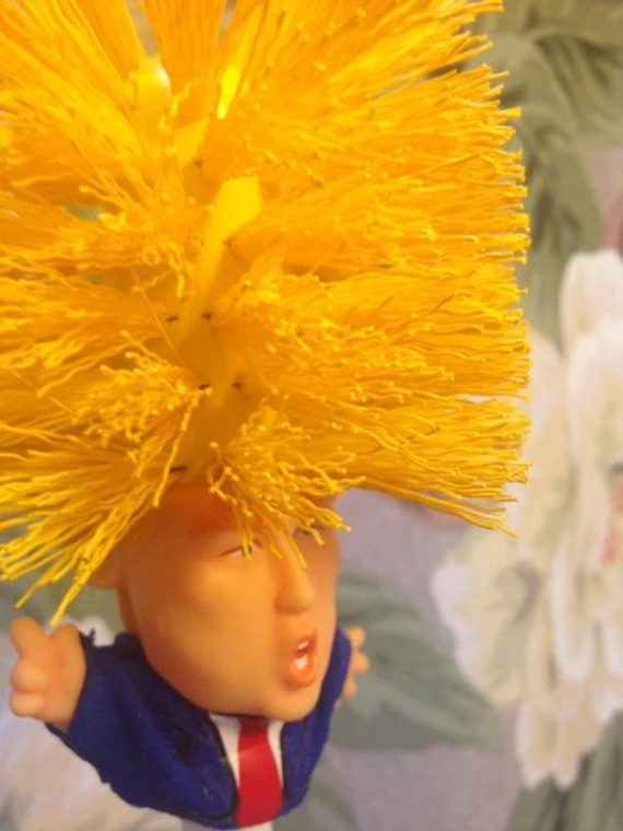 Funny Donald Trump Toilet Brush Clean your toilet with humor and style. A hilarious way to keep your bathroom spotless a — photo 25