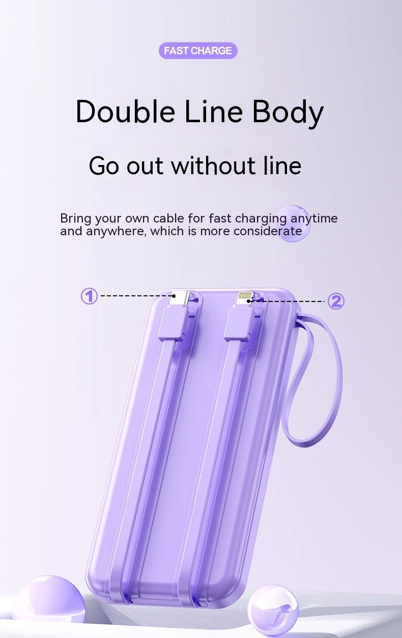Title 10, Fast Charge With Cable 20000mAh Large Capacity ...