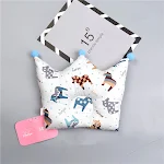 Travesseiro para bebê em forma de coroa para corrigir desvios de cabeça, promovendo um sono seguro e o desenvolvimento craniano ideal. — foto 2