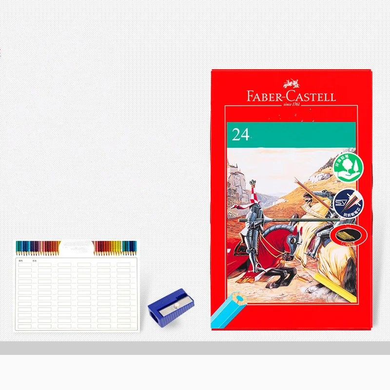 Conjunto de lápis de cor oleosos para arte, iniciantes e estudantes. Perfeitos para pintura aquarela e uso profissional. — foto 3