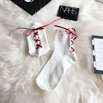 White Socks Red Ribbon