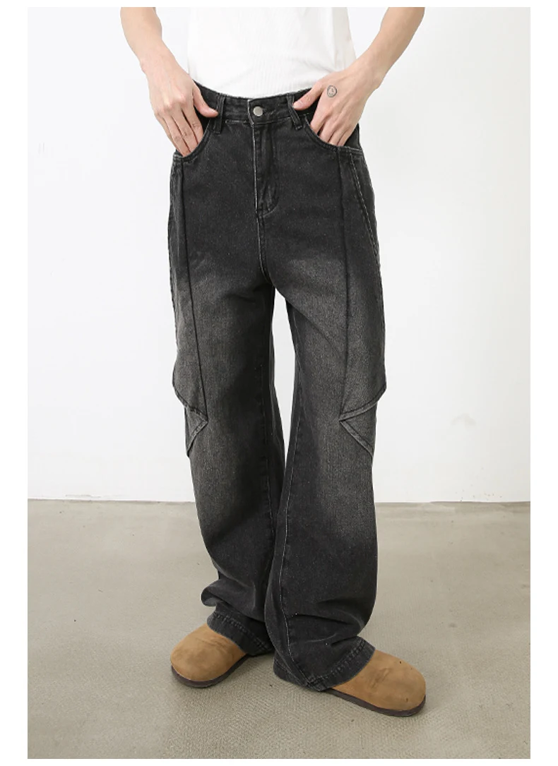 Title 4, Casual Amerikaanse Studenten Jeans met Stiksel ...