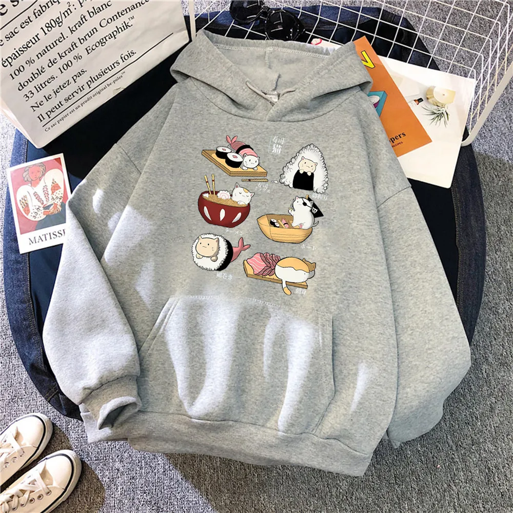 Title 3, Mädchen süßer Sushi-Reisball-Kätzchen-Fleece-La...
