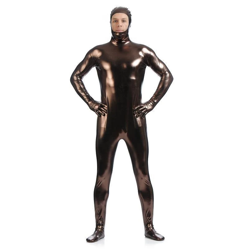 Title 12, Mens Rubberized Bodysuit Full Coverage Face. E...