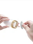 Colher de Silicone Macio para Cereal de Arroz Bebê Mamadeira Alimentação Complementar Introdução de Alimentos Sólidos Prática e Segura — foto 2