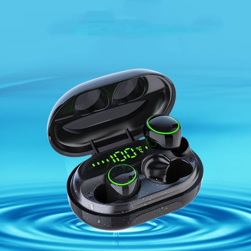 Auriculares deportivos Bluetooth 5.0 con pantalla digital, ideales para deporte y fitness. Disfruta de música y llamadas con comodidad y control. — foto 5