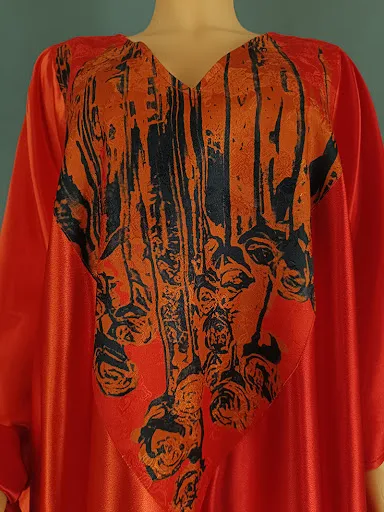 Title 4, Ethnic Style Loose Plus Size Color-matching Dre...