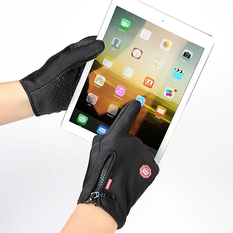 Touch Screen Gloves for Outdoor Mountaineering Ski Cycling with Zipper Stay warm, connected, and protected during all yo — photo 4