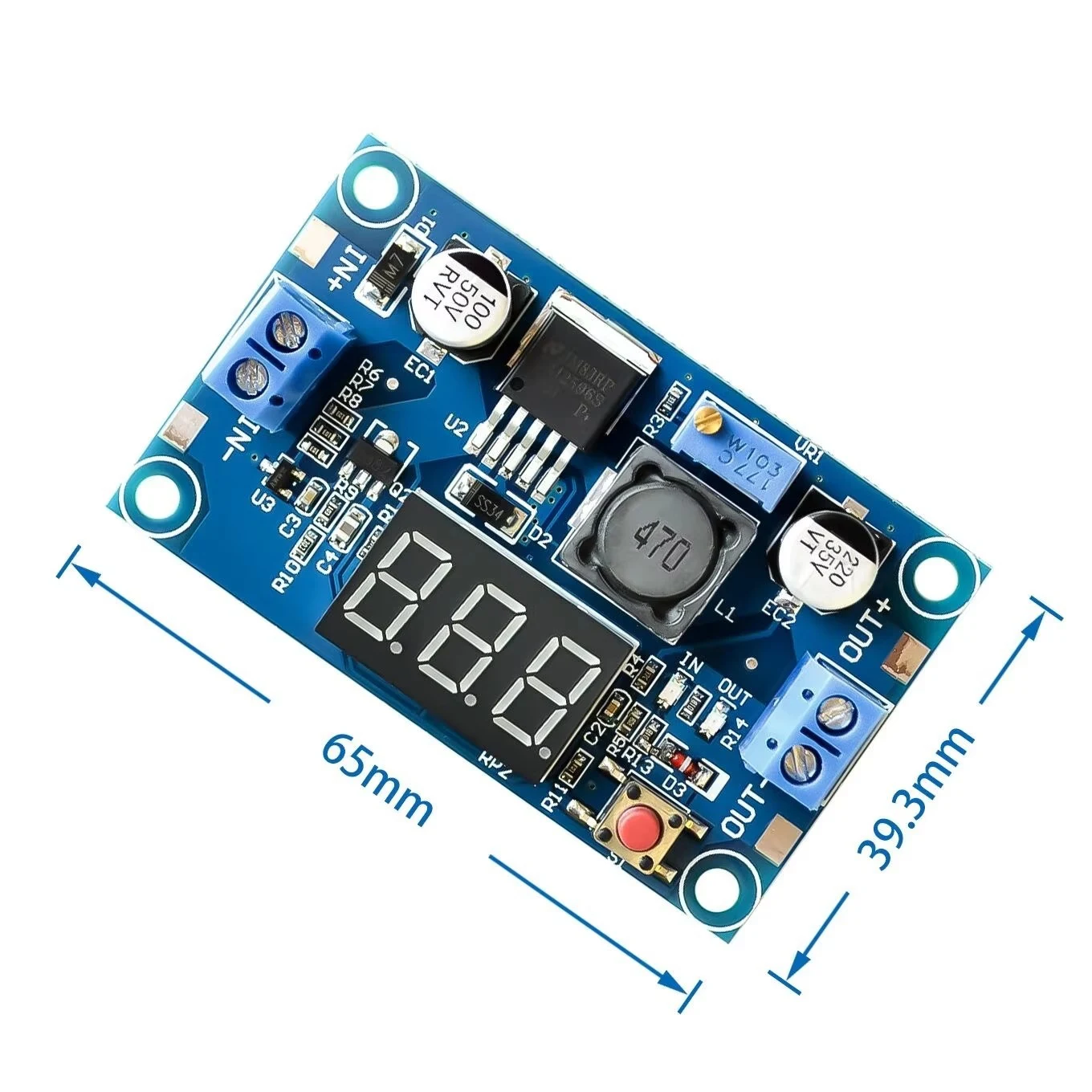 Title 4, LM2596 DC-DC Adjustable Step-down Module Effici...