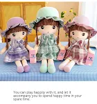 Niedliches Prinzessin Ragdoll Plüschtier Geburtstagsgeschenk weiches Stofftier für Mädchen zum Spielen und Kuscheln ideales Geschenk. — foto 13