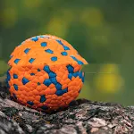 Bite and Chew Resistant Dog Toy Burst Ball for durable fun and play. Safe, tough, and perfect for interactive canine ent — photo 5