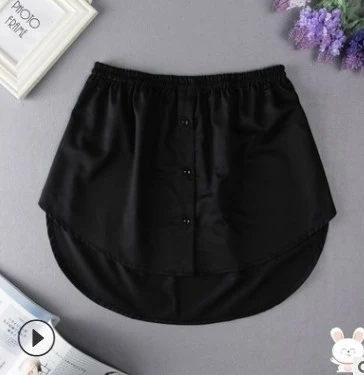Camisa Versátil com Barra Falsa e Suéter, Saia Falsa. Crie múltiplos looks com facilidade, perfeita para combinar e estilizar seu guarda-roupa diário. — foto 3