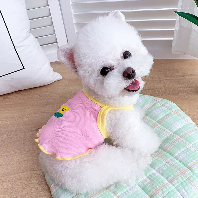 Summer thin dog clothes for small pets. Lightweight and breathable apparel to keep your dog cool and comfortable in warm — photo 11