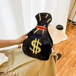 Funny Personality Embroidered Money Bag Messenger Bag, a stylish and humorous way to carry your cash and personal belong — photo 4