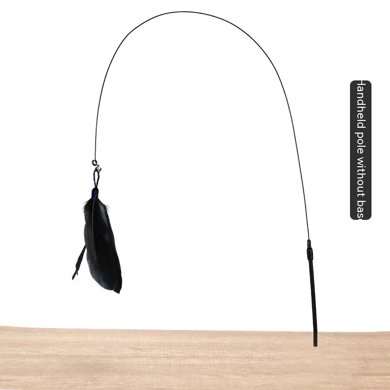 Cat Toy Long Brush Holder Suction Cup with Bell Provides Dental Care and Playtime An Interactive Toy for Feline Fun and — photo 1