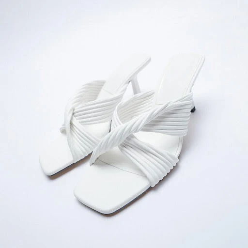 Title 2, Temperament Small Pleated Pull Strap High-heele...