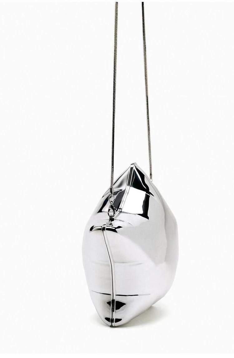 Bolsa de ombro feminina Silver XINGX, elegante e prática para mulheres, ideal para uso diário ou eventos especiais, design moderno e sofisticado. — foto 11