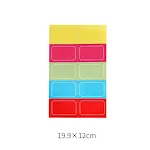 Three Color Adhesive Sticker