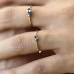 Anel Fino Empilhável Minimalista Neutro – Design Simples e Moderno, Ideal para Combinações Elegantes e Criação de Looks Sofisticados — foto 11