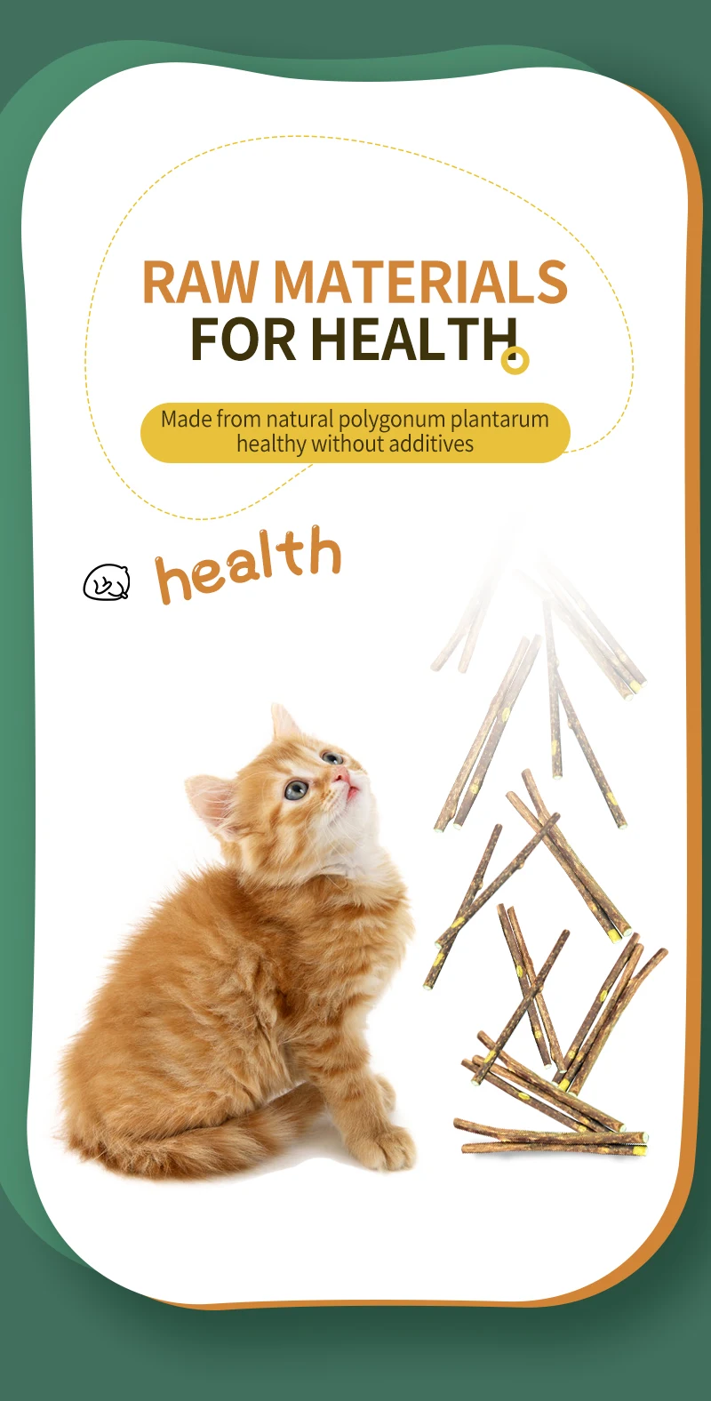 Title 4, Cat Molar Stick Natural Catnip Teeth Cleaning T...