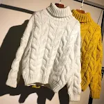Suéter de chaqueta exterior retro estilo perezoso suelto y grueso — foto 1