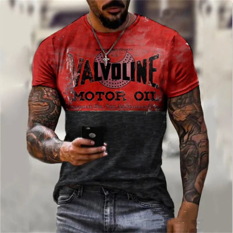 Men's Casual 3D Digital Printing Loose Short-sleeved T-shirt. Comfortable and stylish for everyday wear. Perfect for a r — photo 2