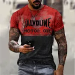 Men's Casual 3D Digital Printing Loose Short-sleeved T-shirt. Comfortable and stylish for everyday wear. Perfect for a r — photo 2