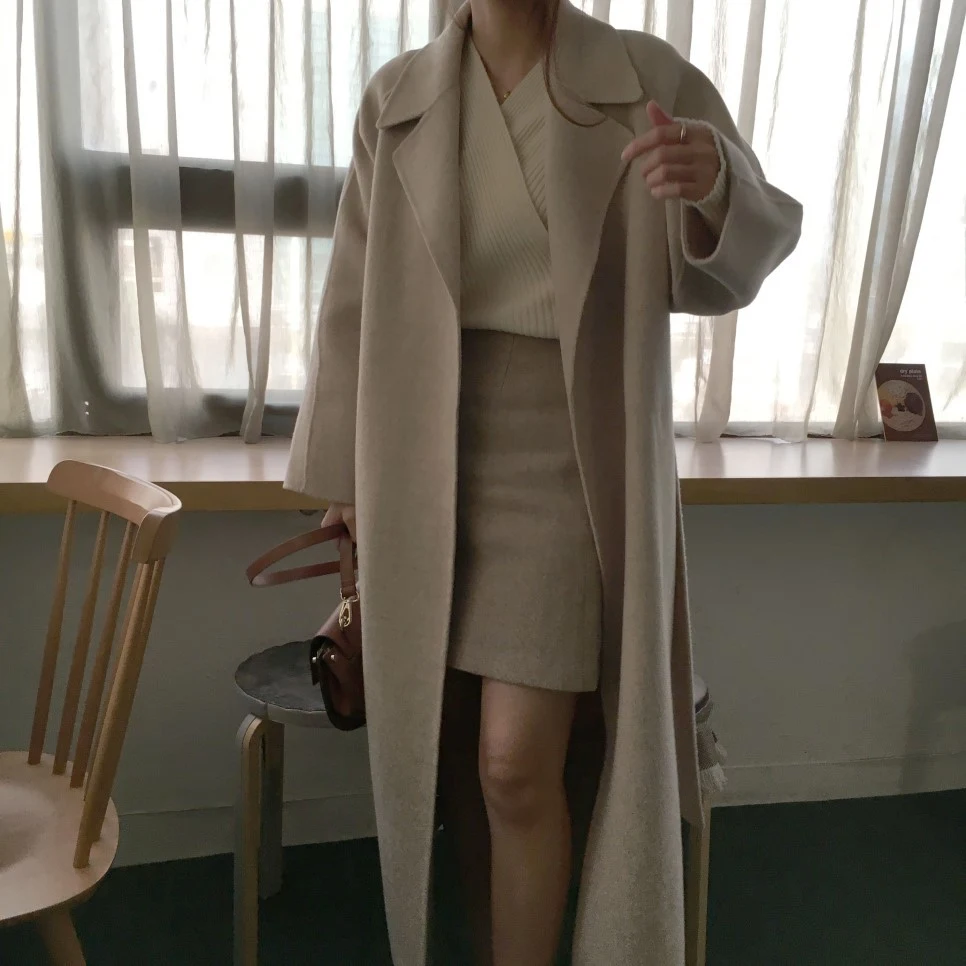 Title 2, Cappotto in lana da donna nuova moda Cappotto i...