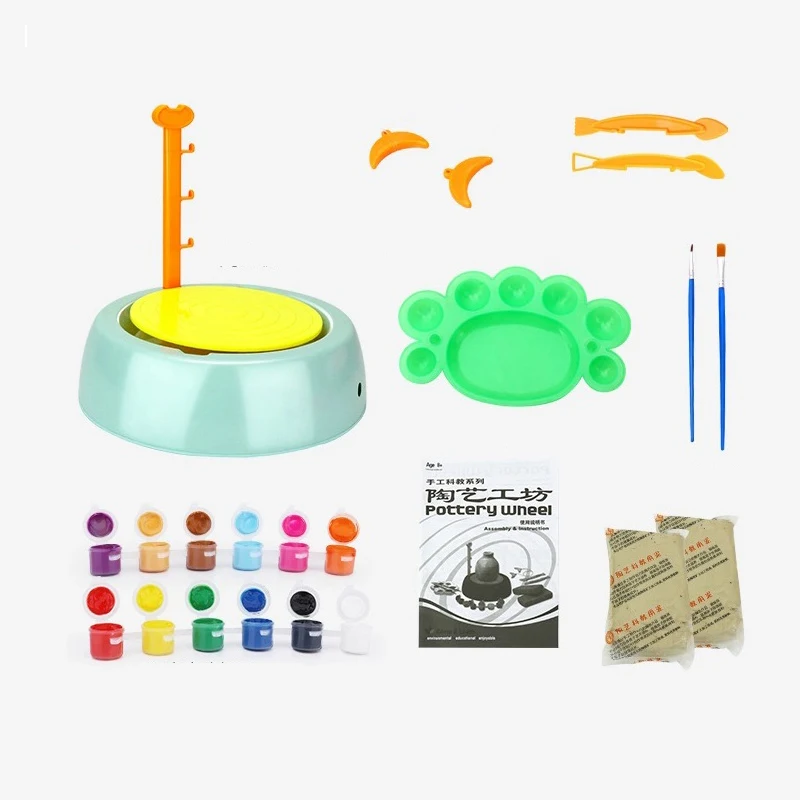 Kit de Ferramentas de Máquina de Cerâmica Artesanal para Crianças Faça cerâmica única e desenvolva habilidades artísticas de forma divertida e segura — foto 6