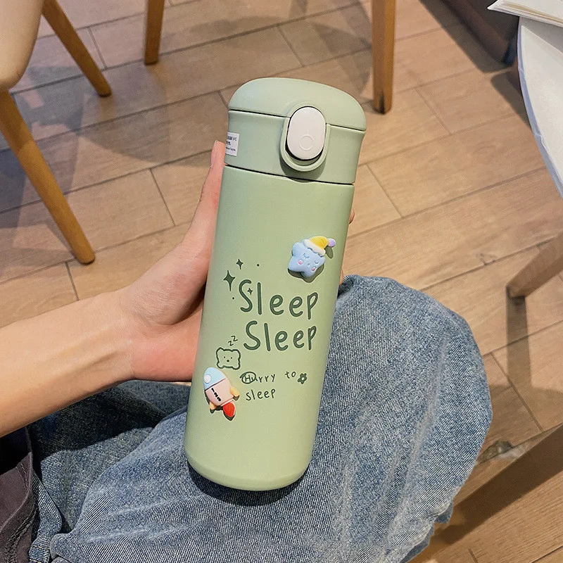 Women's high-value thermos cup, stylish design and built-in cup perfect for keeping your favorite drinks at the ideal te — photo 1