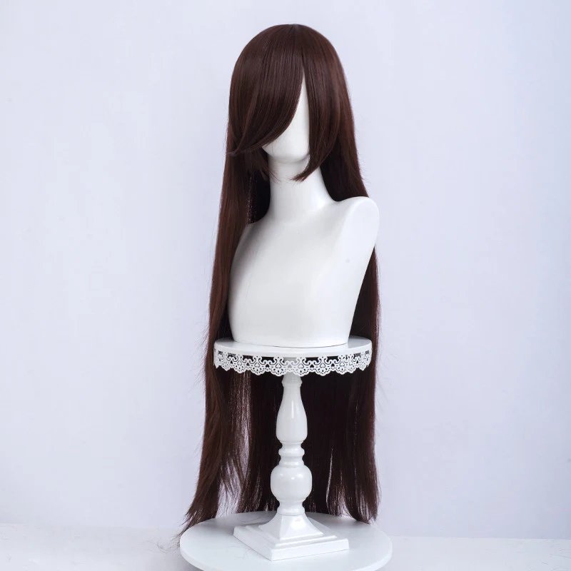 Peruca Cosplay Multicor com Franja Longa Acessório Ideal para Festas Fantasias Cabelo Colorido Fácil de Usar e Ajustar — foto 10